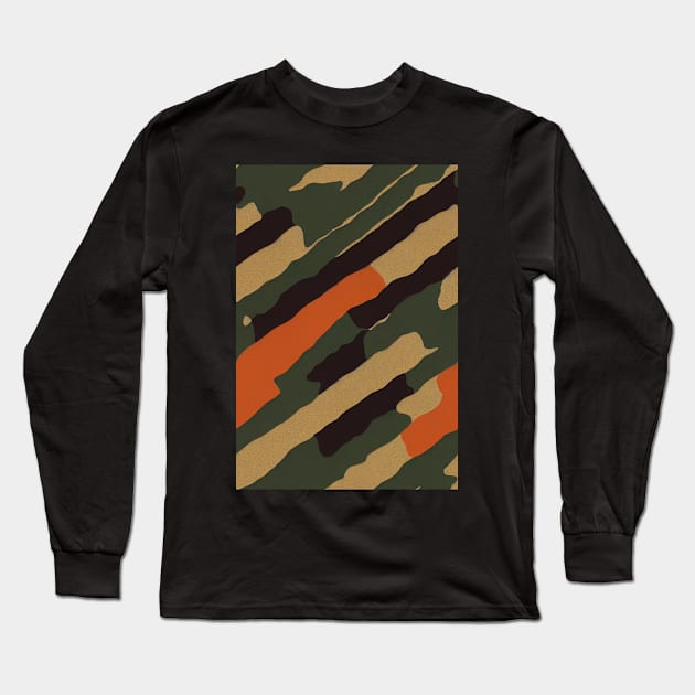 Camouflage Army Pattern, a perfect gift for all soldiers, asg and paintball fans and everyday use! #7 Long Sleeve T-Shirt by Endless-Designs